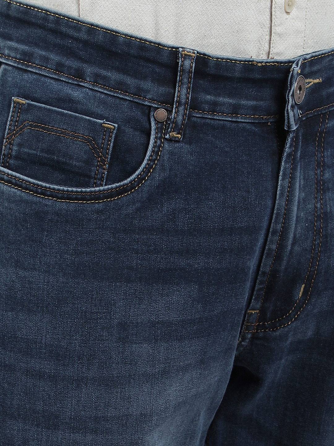 Numero Uno Men Faded Blue Jeans